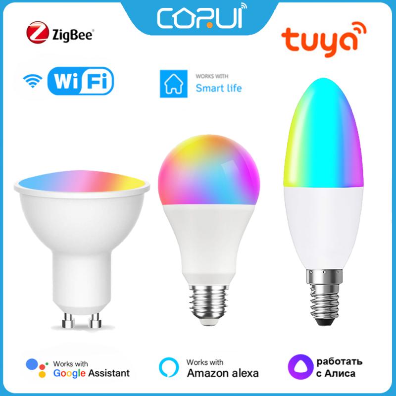 Homekit – ampoule led e27 e14 G10, lampe intelligente, WiFi, RGBCW, pour  Apple Home, certifiée MFI, Alexa Google Home,Tuya Smart Life, ampoule